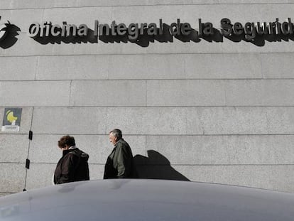 Oficina de la Tesorería General de la Seguridad Social en Madrid.