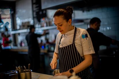 La chef Mariana Alfarache en la cocina de Lalo! 