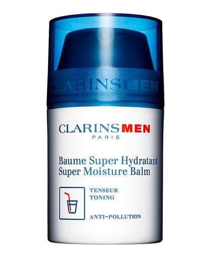 Bálsamo hidratante para hombre de Clarins. (37 euros).