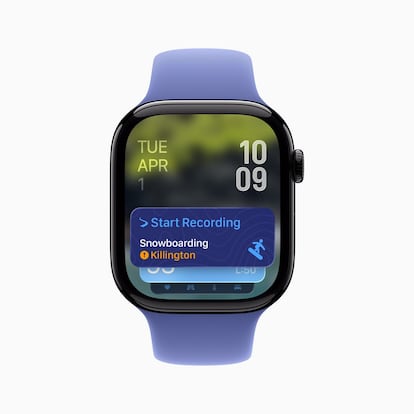 Interfaz de watchOS 26