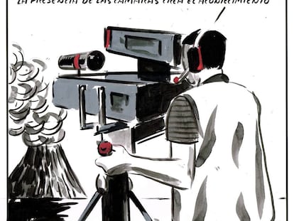 “The presence of the cameras creates the event.”