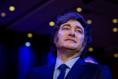 Javier Milei en Maryland, el 22 de febrero de 2025.