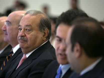 Carlos Slim, owner of América Móvil, in 2013.