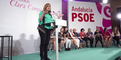 La presidenta de la Junta y secretaria general del PSOE andaluz, Susana D&iacute;az.