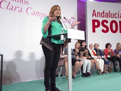 La presidenta de la Junta y secretaria general del PSOE andaluz, Susana D&iacute;az.