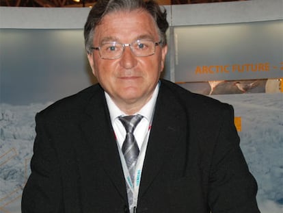 Jean-Claude Gascard, en el Salón Europeo de la Investigación.