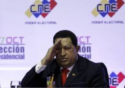 El presidente de Venezuela, Hugo Chávez. EFE/Archivo