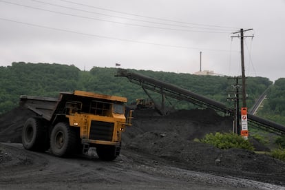 Imagen de archivo de una planta de tratamiento de carbón situada en Gilberton, Pennsylvannia.