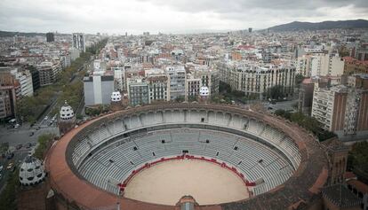 Una vista aérea de La Monumental.