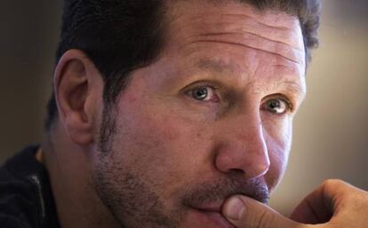 Simeone, entrenador del Atlético de Madrid.