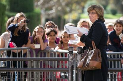 La consejera de Enseñanza, Irene Rigau.