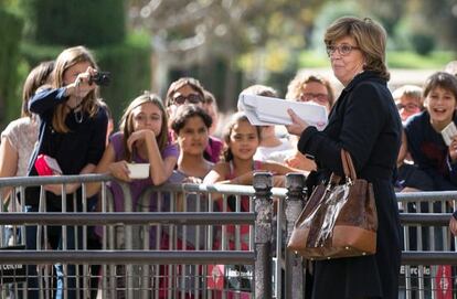 La consejera de Ense&ntilde;anza, Irene Rigau.