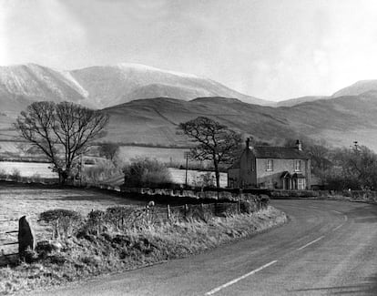 'Cottage' en Skiddaw, en el llamado Distrito de los Lagos del Reino Unido.