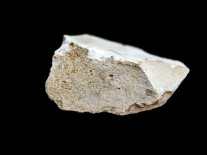 A flint knife found at the Atapuerca site is estimated to be 1.4 million years old.