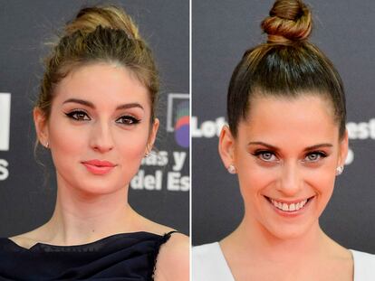 Los moños se imponen en la fiesta del cine