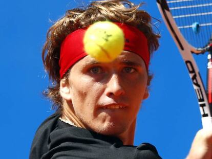 Alexander Zverev, durante un partido reciente en Múnich.