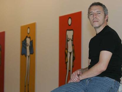 Julian Opie, en el Centro de Arte Contemporáneo de Málaga.