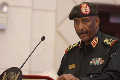 El presidente de Sudán, el general Abdelfatá al Burhan, en una imagen del 5 de diciembre de 2022. 
