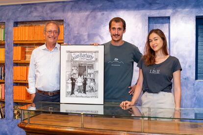 Amadeu Barbany junto a sus hijos Bernat y Gemma, fundadores de Iaios.