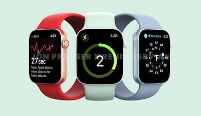 Posible diseño del Apple Watch Series 7