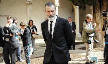 Antonio Banderas, el pasado abril en Alcalá de Henares.