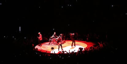 Concierto de U2 en Madrid. 