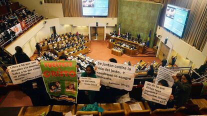 Manifestantes contra o aborto