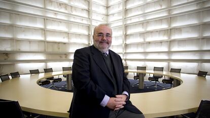 Javier Gómez-Navarro, durante su presidencia del Consejo Superior de Cámaras de Comercio, en 2010.
