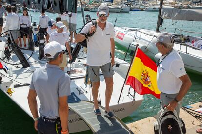 Domingo 31 Julio 2022 - 40 Copa del Rey MAPFRE. Palma de Mallorca.
Spanish King Felipe VI during the regattas in Mallorca, July 31, 2022.