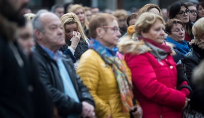 Minuto de silencio en Rianxo por el asesinato de Diana Quer.