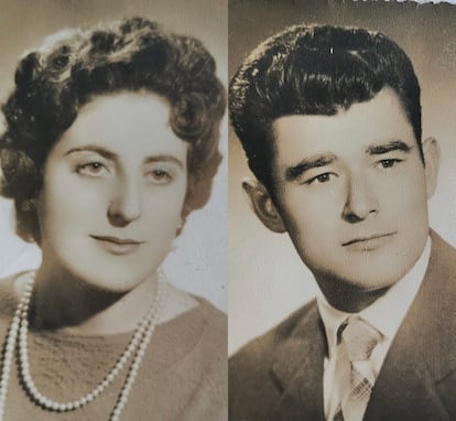 Agustina Cañamero y Pascual Pérez, en su juventud.