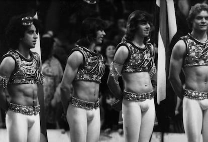 Los Star Lords, en todo su esplendor (Piti Español, el primero por la izquierda)