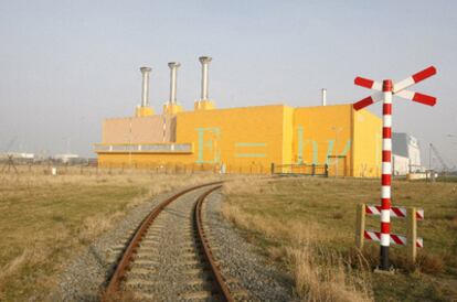 Vista exterior del almacén nuclear de Borssele (Holanda)