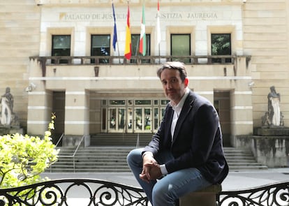 Aner Uriarte fotografiado en Bilbao, el 24 de junio.