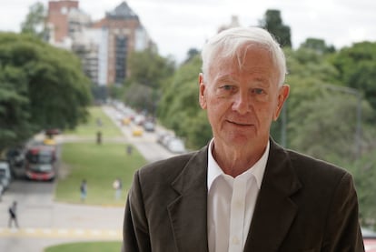 Hugo Juri en el Campus de la Universidad Nacional de Córdoba.