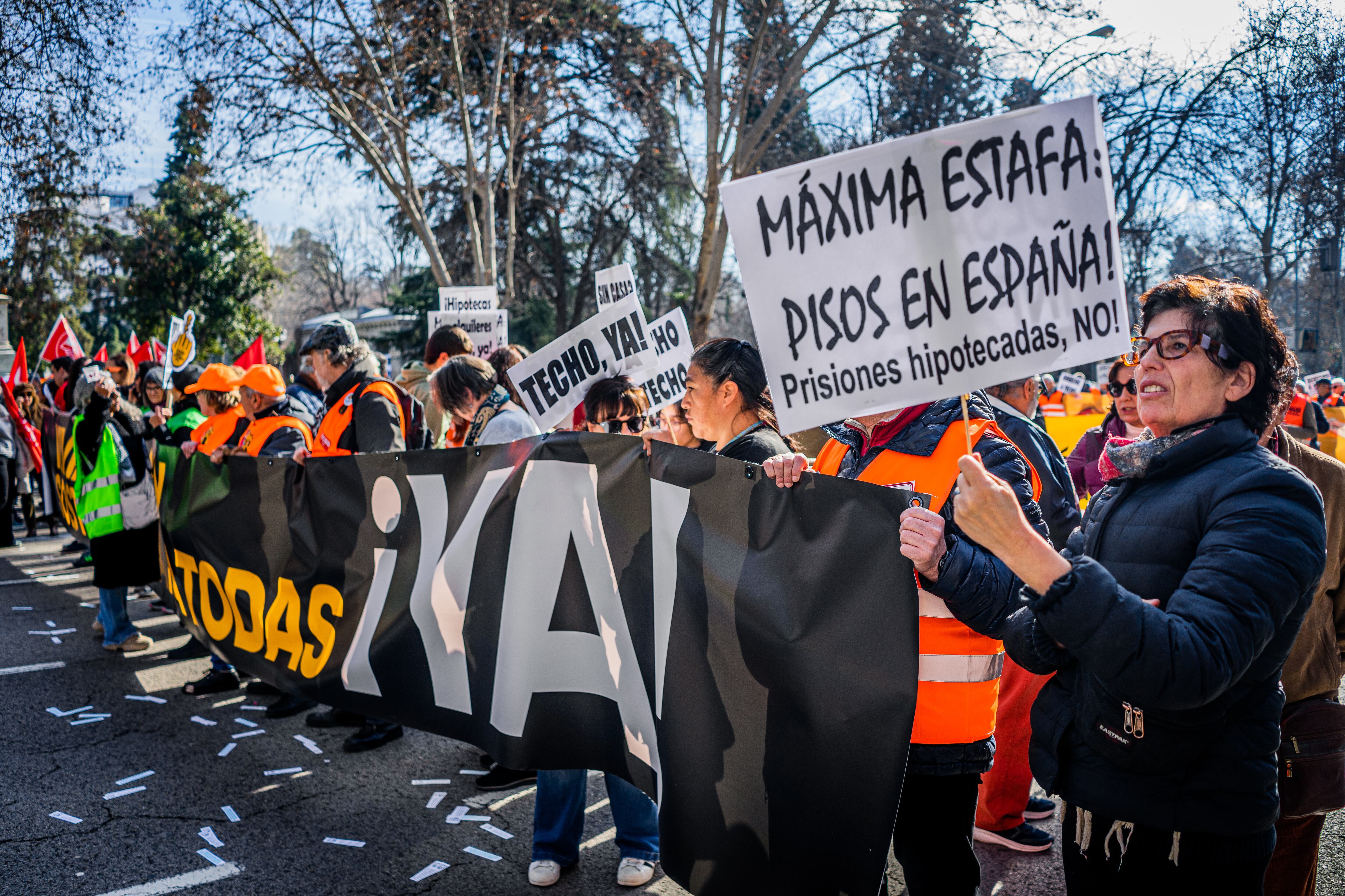 Manifestaciones por la vivienda, en directo | Casi 40 ciudades se movilizan contra el precio de la vivienda