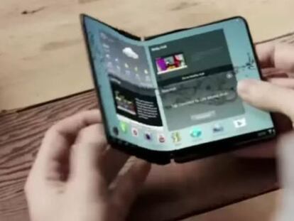 Samsung podría mostrar su móvil con pantalla plegable en el Mobile World Congress