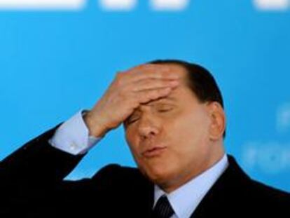 El primer ministro italiano Silvio Berlusconi