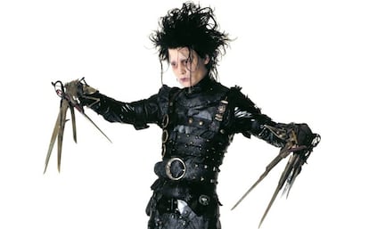 Johnny Depp como Eduardo Manostijeras (Tim Burton, 1990)