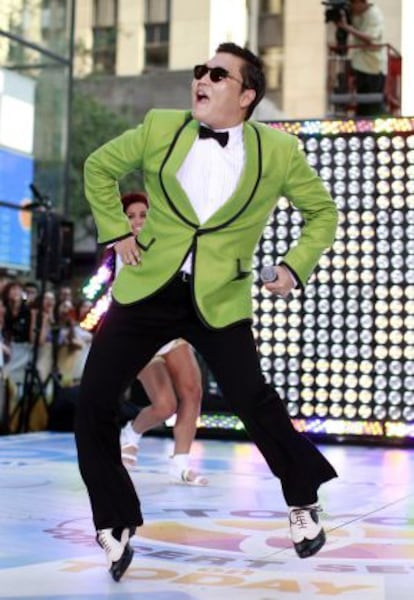 PSY, en pleno 'Gangnam Style'.