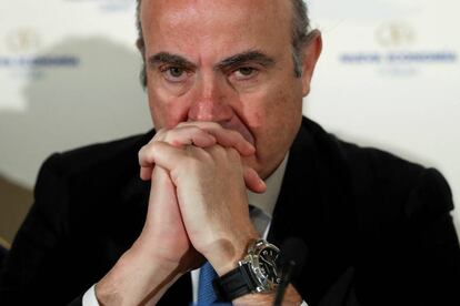 El ministro de Economía y Competitividad, Luis de Guindos.