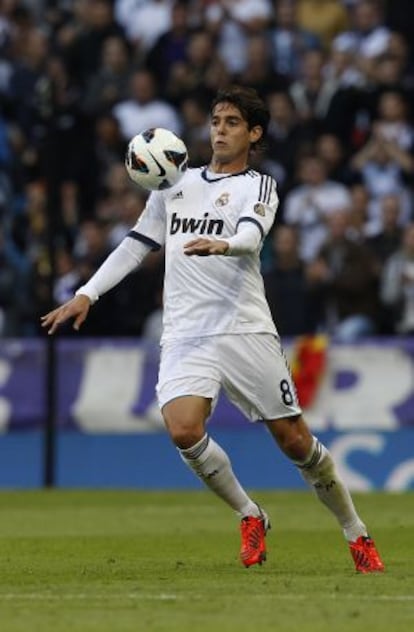 Kaká, durante el partido ante el Celta.