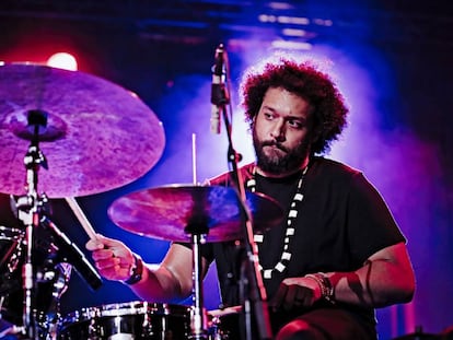 Makaya McCraven, durante su actuación en el North Sea Jazz Festival, en Róterdam, en julio de 2017.