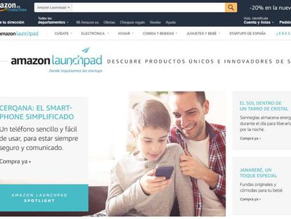 Nueva tienda online con productos de startups de Amazon.