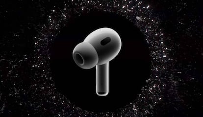 Auricular AirPod  de Apple color blanco