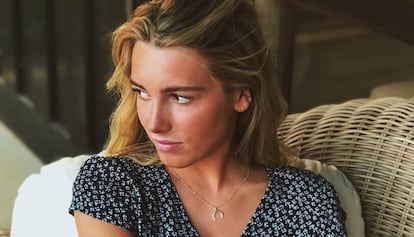 Daniela Svedin, la hija de Luis Figo, en una imagen en su Instagram.