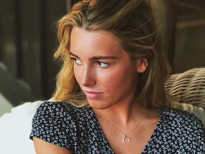 Daniela Svedin, la hija de Luis Figo, en una imagen en su Instagram.