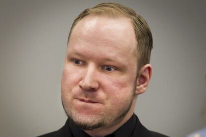 
 Anders Breivik el pasado 20 de abril en el inicio del juicio por el doble atentado de Noruega. 