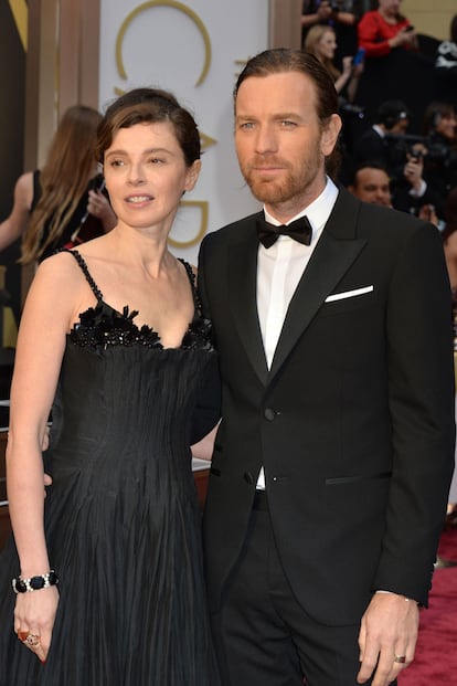 Ewan McGregor acudió acompañado de su mujer Eve Mavrakis.