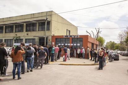 La Cava, San Isidro, este domingo.